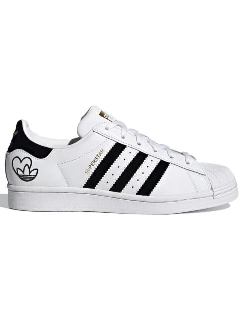 adidas adidas Superstar 열 로고 백색 (W)