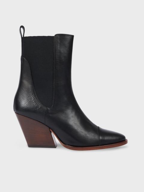 Paul Smith Women's Black Leather 'Topaz' Boots