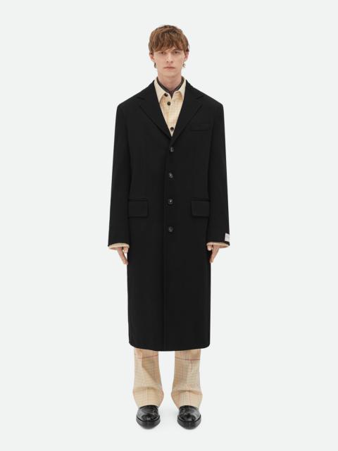 Bottega Veneta Matt Fluid Viscose Jersey Coat