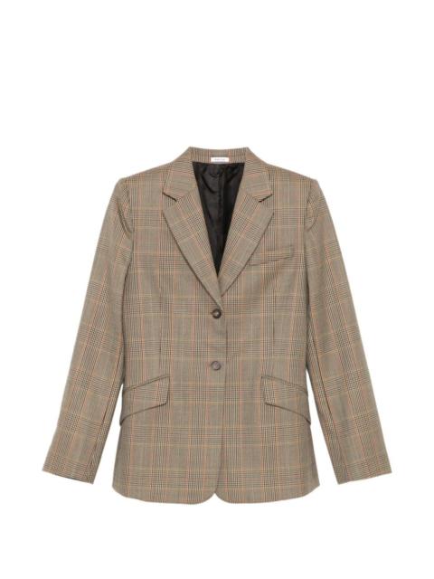 Alexander McQueen Country Check Single-breasted blazer