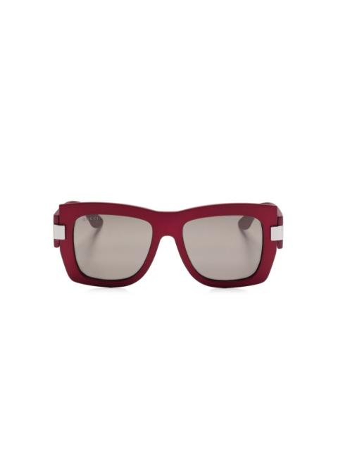 GUCCI oversize-frame sunglasses