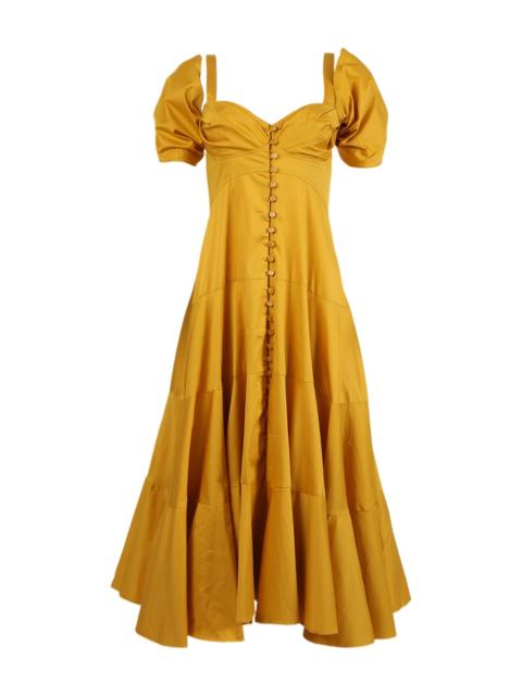 Cult Gaia Mina Dress Turmeric Yellow