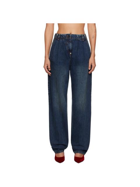 pushBUTTON Navy Cocoon Jeans