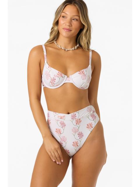 O'Neill Ivy Floral Seashell Bra Top