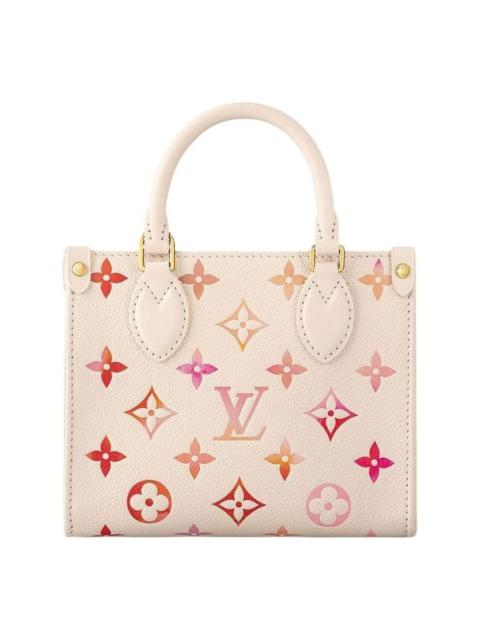 Louis Vuitton (WMNS) LOUIS VUITTON OnTheGo BB Monogram Empreinte Handbag 'Sunrise Aquarelle' M47115