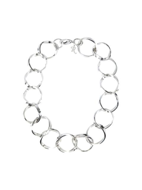 Raf Simons twisted link necklace