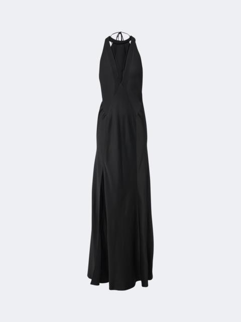 Victoria Beckham Paneled crêpe satin gown