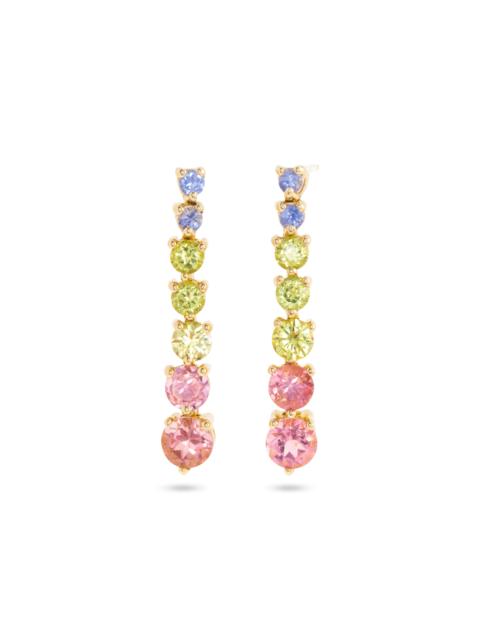 STONE AND STRAND Rainbow Bright Drop Earrings