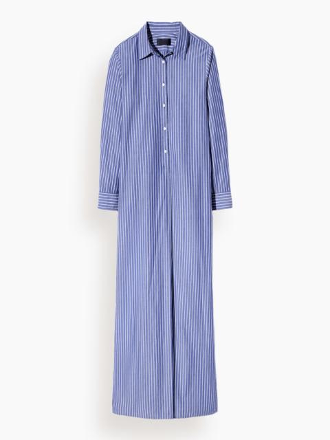 NILI LOTAN Mina Dress in Dark Navy/White Stripes