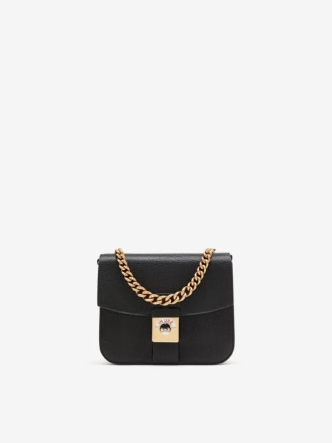 New Lock small double flap clutch bag