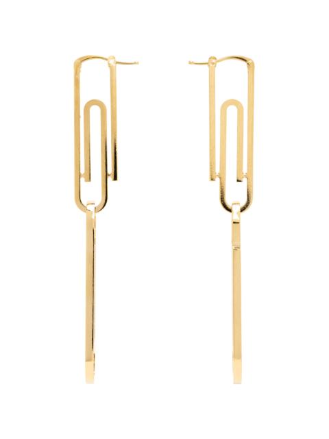 Off-White Paperclip Earrings