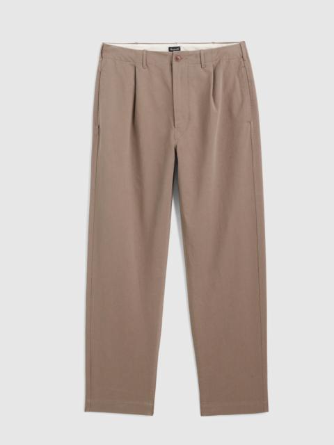 Madewell Pleated Chino Pants in Uniform Twill