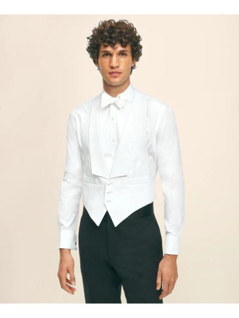 Brooks Brothers Black Fleece Formal Vest in Cotton Pique