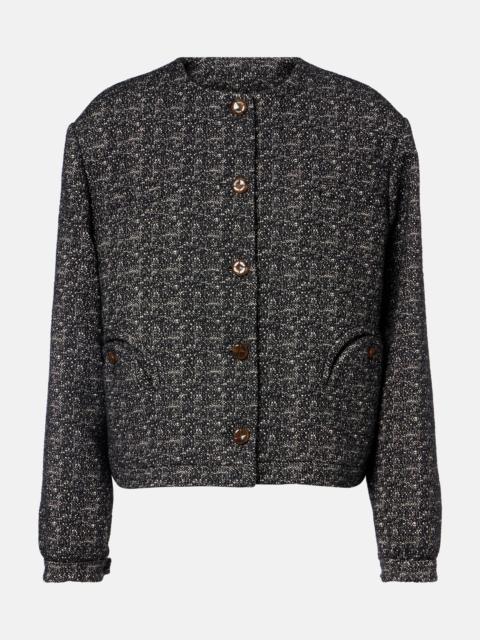 BLAZÉ MILANO Antalya mélange cotton-blend jacket