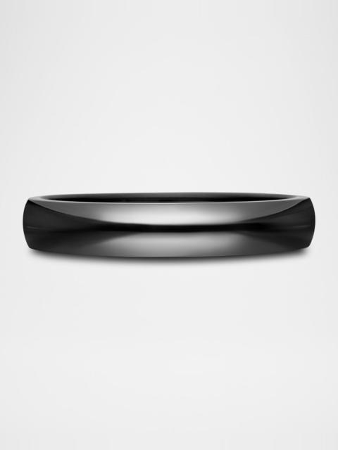 DAVID YURMAN Men's DY Classic Band Ring in Titanium, 4mm