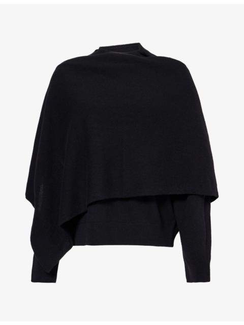 DARKPARK Addison Cashmere And Merino-Wool Knit Scarf Top