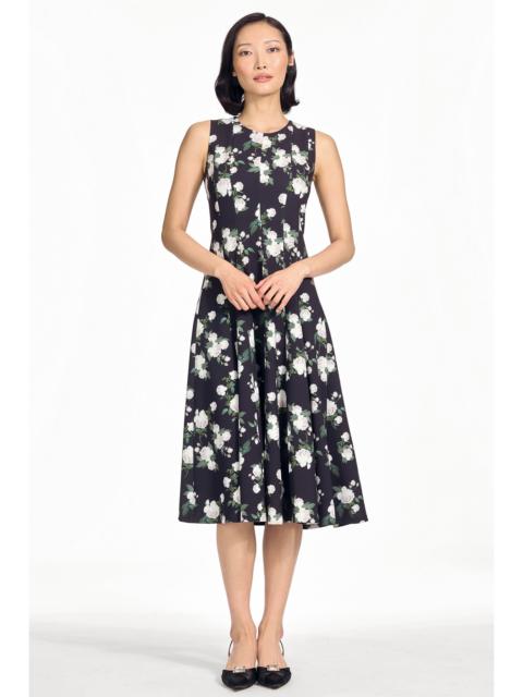 SACHIN & BABI SERENA DRESS - NOIR TEA ROSES