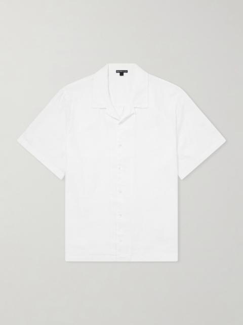 JAMES PERSE Convertible-Collar Linen Shirt