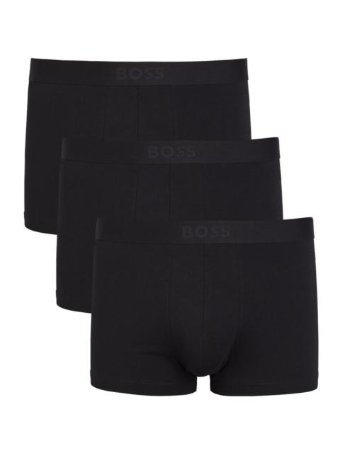 BOSS Boss Stretch-cotton Boxer Trunks- set of Three
