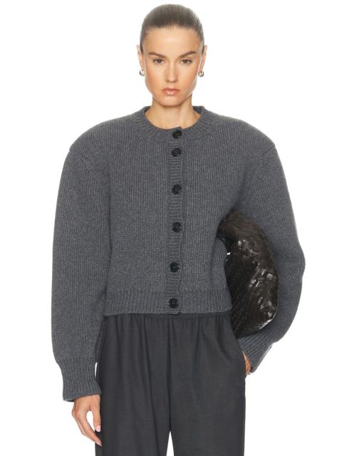 Knitted Statement Padded Cardigan