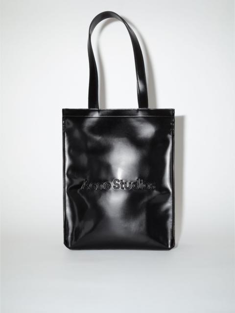 Acne Studios Logo shoulder tote bag - Black