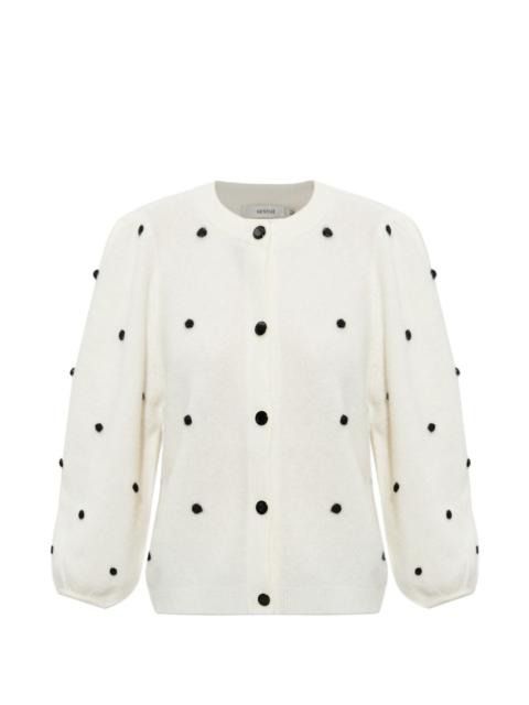 GESTUZ Gzalpha puff-sleeve cardigan