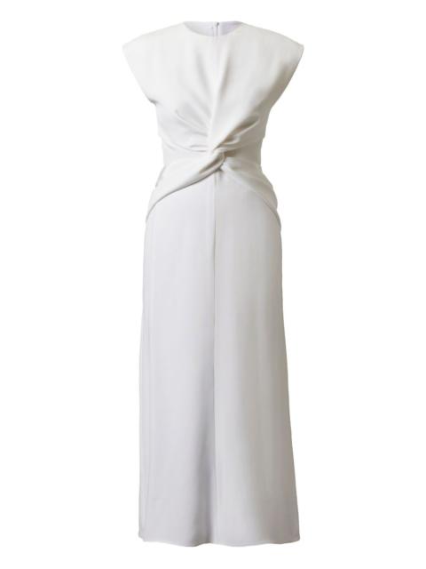 TOVE silk midi dress