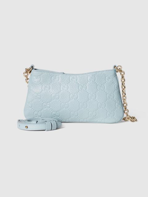 GUCCI GG Emblem super mini bag
