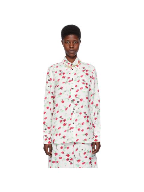 Marni White Printed Shirt