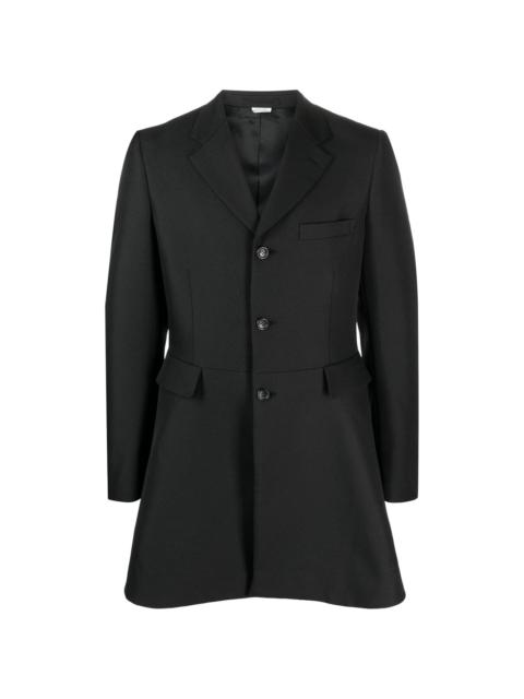 Comme des Garçons Homme Plus flared single-breasted coat