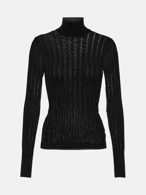 Crinoline turtleneck sweater
