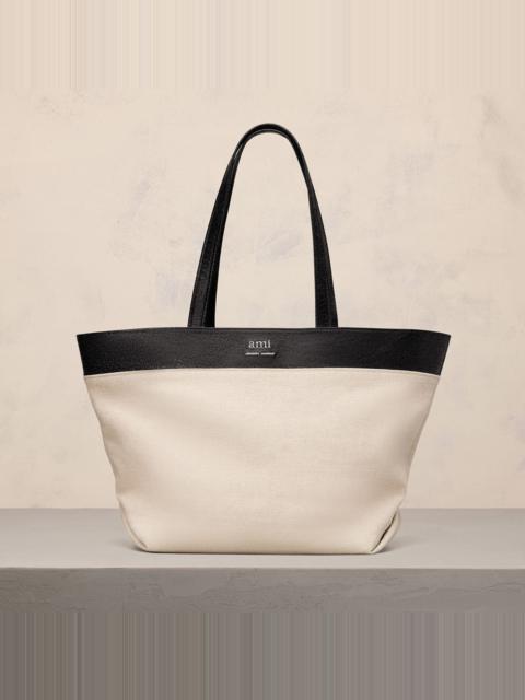 AMI Paris East West Ami Shopping Bag