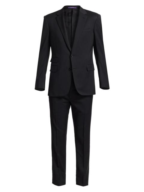Ralph Lauren Men's Gregory Wool Serge Suit - Black