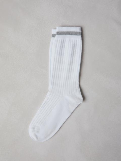Brunello Cucinelli Ribbed cotton socks