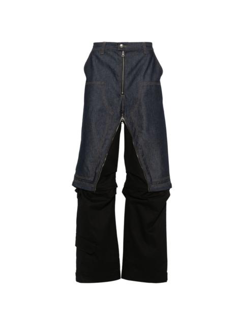 Andersson Bell Milly detachable-panels jeans