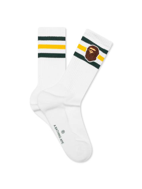 SAINT M×××××× SAINT MICHAEL X A BATHING APE APE SOCKS