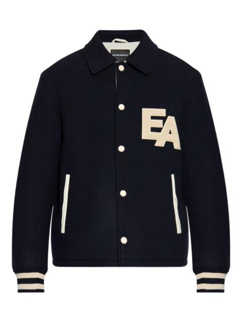 EMPORIO ARMANI varsity-logo bomber jacket