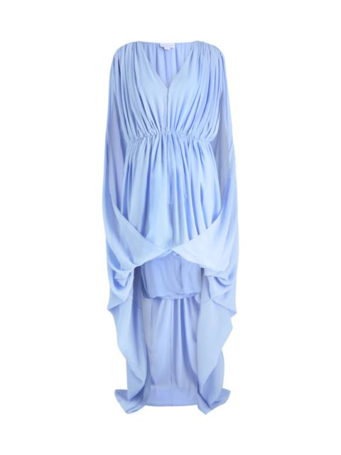 Stella McCartney Stella Mccartney Creponne Draped Chiffon Mini Dress