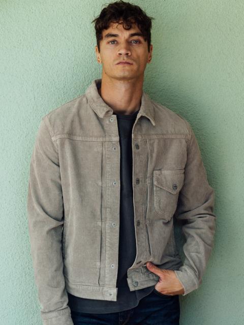 HIROSHI KATO The Blade 16 Wale Stretch Corduroy - Light Gray