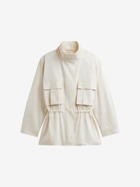 The Frankie Shop Bailly Padded Utility Jacket - Cream