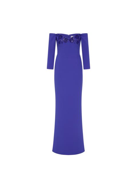 REBECCA VALLANCE Evolet Off The Shoulder Gown