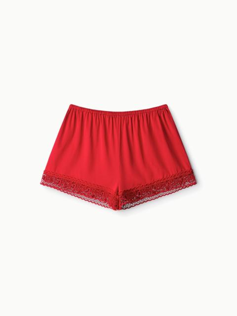 STAUD STAUD PADDLE SILK SHORT TOMATO