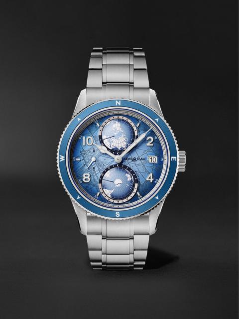 Montblanc 1858 Geosphere 0 Oxygen South Pole Exploration Limited Edition Automatic Interchangeable Titanium an