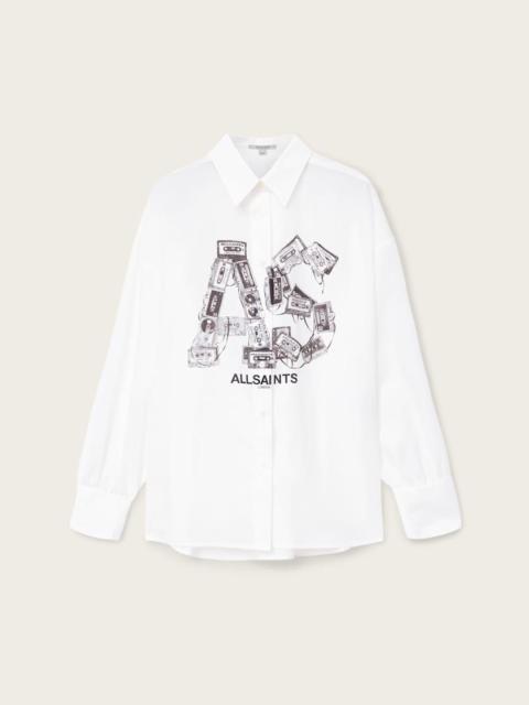 ALLSAINTS ADRIENNE PRINT SHIRT