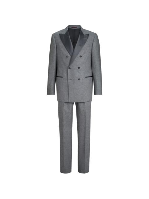 Brunello Cucinelli peak lapel pleated tuxedo