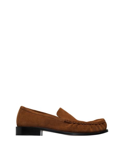 Dries Van Noten Creased Toe Suede Loafer