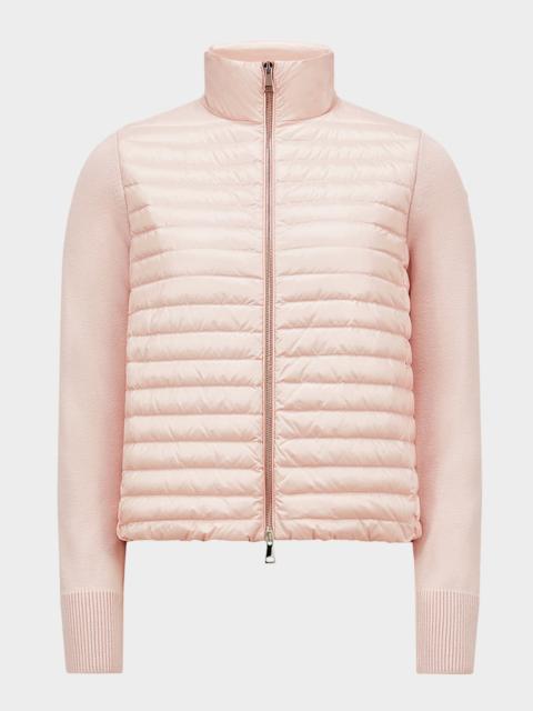 Moncler Padded Wool Cardigan