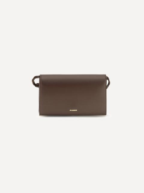 Jil Sander Tangle Wallet with shoulder strap