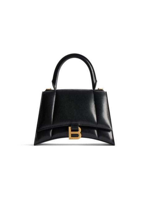 BALENCIAGA Women's Hourglass Small Handbag in Black
