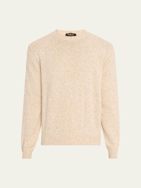Loro Piana Men's Meina Cotton Crewneck Sweater